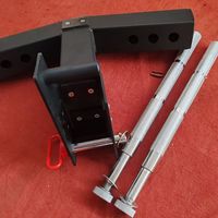 Attachement réglable d'immersion d'acier inoxydable pour le support de puissance et la barre de traction-barres parallèles résistantes pour l'entraînement de poitrine/triceps