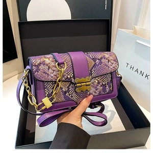 Venta al por mayor de cuero de la PU Snakeskin Grain Bolsos Monederos Mujeres Moda Crossbody Bolsos de hombro - Product Image 2