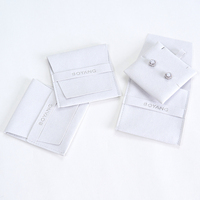 Sacs d'emballage personnalisés Boyang pour boucles d'oreilles et colliers, pochettes et boîtes d'emballage pour bijoux en microfibre