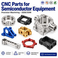 Pièces CNC personnalisées en acier inoxydable de qualité semi-conductrice pour salle blanche et système de distribution de gaz