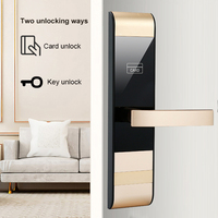 Système de serrure de porte d'hôtel intelligent tout-en-un au design luxueux pour chambre/salle de sport/ascenseur/piscine