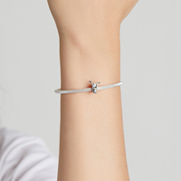 Mode Vintage 925 Sterling Silver Moto Charme Cool Moto Pendentif fit Bracelet Bracelet Femmes DIY Fine Jewelry BSC533