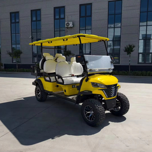 Vente directe d'usine de voiturettes de golf à 4 roues motrices 4x4 avec siège arrière rabattable - Product Image 1