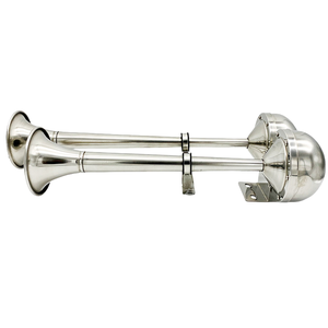 แตรรถยนต์, แตรไฟฟ้าแบบท่อคู่, แตรไฟฟ้าสแตนเลส, แตรลมรถยนต์ - Product Image 3