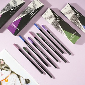 Bview Art 2b 4b 8b Ensemble de crayons de croquis d'art au fusain pour les élèves du primaire - Product Image 2