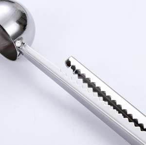 2 In 1 Mini Edelstahl Metall Kaffees chaufel Multifunktion spiegel Gold löffel Milchpulver Kaffee Messlöffel Mit Beutel clip - Product Image 4