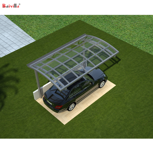 Arqueada Marco de aleación de aluminio en voladizo de aleación de moderno cochera - Product Image 4