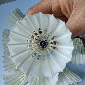 <span class=keywords><strong>Volant</strong></span> de badminton de classe A en duvet de canard, durable, avec stabilité de vol, double <span class=keywords><strong>volant</strong></span> de qualité supérieure - Product Image 6