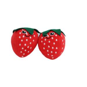 Commercio all'ingrosso <span class=keywords><strong>Pet</strong></span> fornitore di peluche di frutta ripiena fragola anguria giocattoli cigolanti chewing cane giocattoli all'aperto spiaggia Picnic in estate - Product Image 6