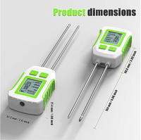 Testeur numérique LCD de sol TONY pour plantes d'intérieur, jardin, pelouse et ferme : Nutriments, EC, pH, Humidité, Température, Matière organique, Rétroéclairage