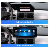 Système de navigation automobile Navifly Snapdragon 685 avec écran 2400*900, dernier système Android, pour Benz GLK Classe X204, prend en charge la caméra arrière, ADAS, DVR