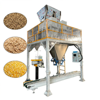 Machine d'emballage de sacs en plastique 20kg 30kg 50kg pour l'emballage d'aliments pour volailles, adaptée aux matériaux à humidité spécifique