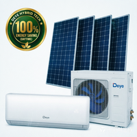 Climatisation solaire hybride 12000 BTU pour zones isolées, sans besoin d'alimentation électrique hors réseau