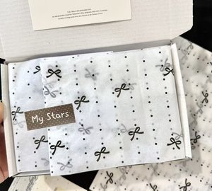 Custom logo <b>pattern</b> tissue <b>paper</b> packaging a wide variety of styles suitable for apparel accessories brands and retail packaging - Product Image 4