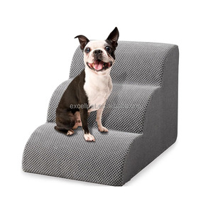 Hot Selling High Density Foam 2/3/4 Pet Soft Steps Hunde treppe für Betts ofa - Product Image 3