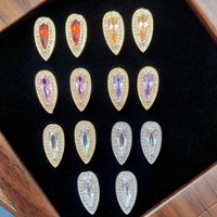 Vente en gros de forets à ongles ronds à paillettes 3D Accessoires en métal avec strass, verre, cristal, diamant, pâte à ongles