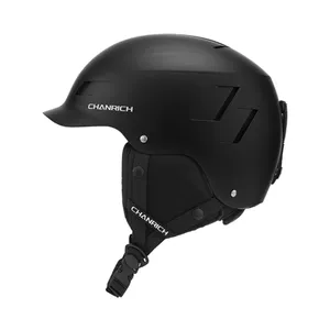 高品质OEM雪地头盔敞篷滑雪滑雪板头盔冬季户外运动滑板和成人儿童自行车头盔