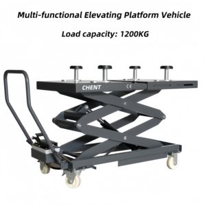 Véhicule électrique nouvelle énergie EV batterie Pack chariot élévateur 1200kg ciseaux conception assemblage démontage plate-forme entraînement hydraulique - Product Image 4