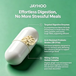 <span class=keywords><strong>Enzymes</strong></span> <span class=keywords><strong>digestives</strong></span> OEM/ODM (60 capsules) pour les <span class=keywords><strong>ballonnements</strong></span> et la digestion – Complément alimentaire pour la santé intestinale et digestive - Product Image 4
