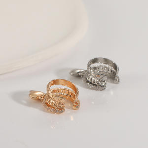 Niet-Piercing Liefde Hart Oor Manchet Voor Vrouwen Multi-Layer Nep Kraakbeen Zirkonia Oorklem Voor Tienermeisjes - Product Image 5