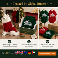Vêtements de Noël pour chiens – Gilet d'automne/hiver à deux pattes pour petits, moyens et grands chiens – Vente en gros directe usine