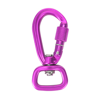 4KN 7075 alliage petite vis verrouillage métal Mini mousqueton Clip mousqueton pour laisse de chien
