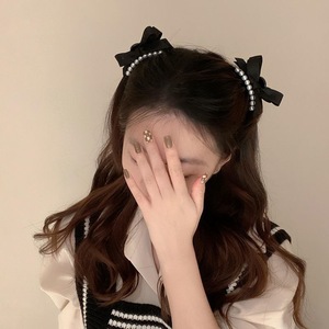 กิ๊บติดผมรูปโบว์มุกขนาดเล็กสำหรับผู้หญิง, กิ๊บติดผมหน้าม้า, กิ๊บติดผมแบบวิสปี้, กิ๊บติดผมหน้าผาก, สไตล์อินสตาแกรม, กิ๊บติดผมข้างสำหรับนักเรียน - Product Image 3
