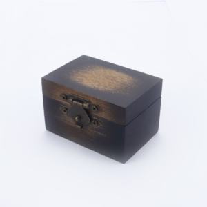 Poya küçük takı ambalaj maun zeytin Koa ceviz Zebrawood ahşap halka kutusu - Product Image 3