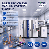 Multi-Arc-Ion-PVD-Maschine Automatische Vakuumbeschichtungsanlage für Dekorative Metallbeschichtung von Hardware & Uhren