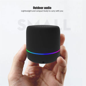 Mini altavoz inalámbrico <span class=keywords><strong>BT</strong></span> con luz LED colorida Altavoces portátiles RGB de diente azul para exteriores - Product Image 3