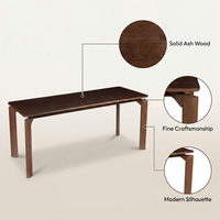 Table à manger ronde extensible en bois de frêne blanc crème style nordique, mobilier moderne et écologique pour appartement, projet hôtelier, vente en gros OEM