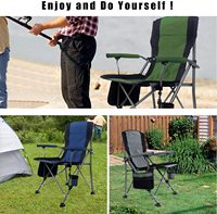 Chaise de camping pliable WOQI pas chère pour la plage, la pêche, la randonnée, le pique-nique et le jardin