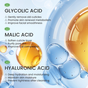 KORMESIC Gel Nettoyant Visage Exfoliant et Apaisant 80g, Contrôle du Sébum, Améliore le Teint Terne, Acide de Fruits, Vente en Gros - Product Image 4