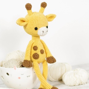 Venta al por mayor ganchillo <span class=keywords><strong>jirafa</strong></span> juguete hecho a mano ganchillo suave Animal juguetes <span class=keywords><strong>Amigurumi</strong></span> peluche tejido <span class=keywords><strong>jirafa</strong></span> muñeca - Product Image 5