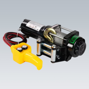 Cabrestante Hidráulico Eléctrico de 1 Tonelada <span class=keywords><strong>para</strong></span> Camioneta, 12V 24V, Opción Inalámbrica, <span class=keywords><strong>4x4</strong></span> Todoterreno, Portátil, <span class=keywords><strong>para</strong></span> Uso en Barcos, con Cable de Acero y Mango de Nailon - Product Image 1