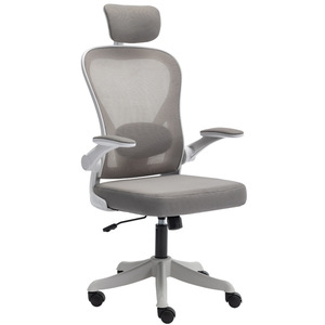 Chaise de bureau de direction de luxe avec hauteur et accoudoirs réglables, pieds en acier inoxydable, design moderne - Mobilier de bureau chinois - Product Image 1