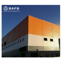 Bâtiment d'atelier en structure acier SAFS, kit de charpente métallique préfabriqué pour l'entreposage d'équipements agricoles