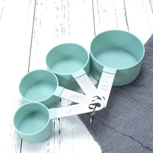 4 шт Пластиковые мерные чашки набор мерные чашки и ложки кухонные измерительные инструменты Tazas medidoras