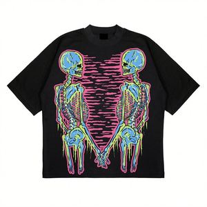 Conjunto de Camiseta deportiva informal para hombre, ropa de calle de verano sólida de poliéster/algodón de punto transpirable - Product Image 4