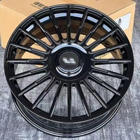 Jantes en alliage Uxury Styling 20 22 pouces, finition noire multi-rayons, PCD 120MM ET30, adaptées aux modèles L-i et N-IO