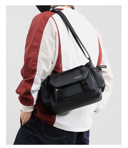 New Men's Fashion Single Shoulder Waist Messenger <b>Bag</b> Large Capacity for Students Gym Business Travel - Product Image 5