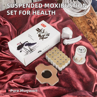 Ensemble de moxibustion suspendue à la vente chaude, armoise naturelle pour le corps, améliore la circulation sanguine
