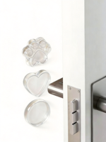 Accessoires de meubles : Amortisseur de porte en silicone auto-adhésif, anti-choc, écologique, transparent et silencieux pour réfrigérateur, armoire murale, chaise, lit