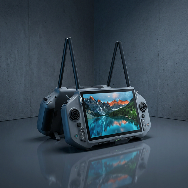 Drone Vehicle Vessel Ground Station 101-inch High-Brightness Display Android Remote Controller Optional External Image