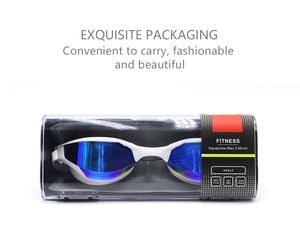 Lunettes de natation anti-buée de compétition, lunettes de natation personnalisées avec logo, protection UV, lunettes de natation pour adultes - Product Image 2