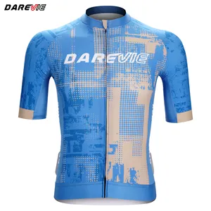 DAREVIE Breathable Quick Dry Short Sleeve Bicycle Shirt Cycling Jersey Pro Cycling Jersey