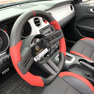 Volante de Fibra de Carbono de Excelente Calidad y Buen <span class=keywords><strong>Precio</strong></span>, Resistente, de Fábrica, para <span class=keywords><strong>Ford</strong></span> <span class=keywords><strong>Mustang</strong></span> 2005 2006 2007 2008 <span class=keywords><strong>2009</strong></span> - Product Image 1