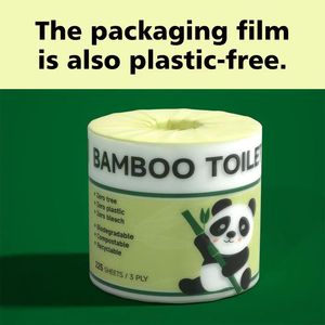 Ngọt ngào Carefor Zero nhựa giấy vệ sinh 100% nhựa miễn phí bao bì tre khăn tắm sinh thái Lotion giấy vệ sinh - Product Image 6