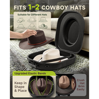 Custom Eva impermeable sombrero caja gorra organizador portador equipaje contenedor sombrero viaje bolsa de almacenamiento para Fedora, Panamá, sombreros de vaquero