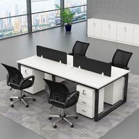 Bureau d'étude entièrement équipé pour chambre à coucher, robuste et durable, combinaison bureau et chaise pour entreprise
